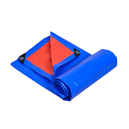 Orange Blue Plastic Tarpal