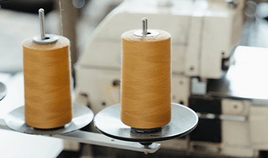 thread-knitting at Tariq Tarpal House