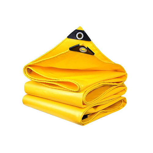 Yellow PVC tarpal